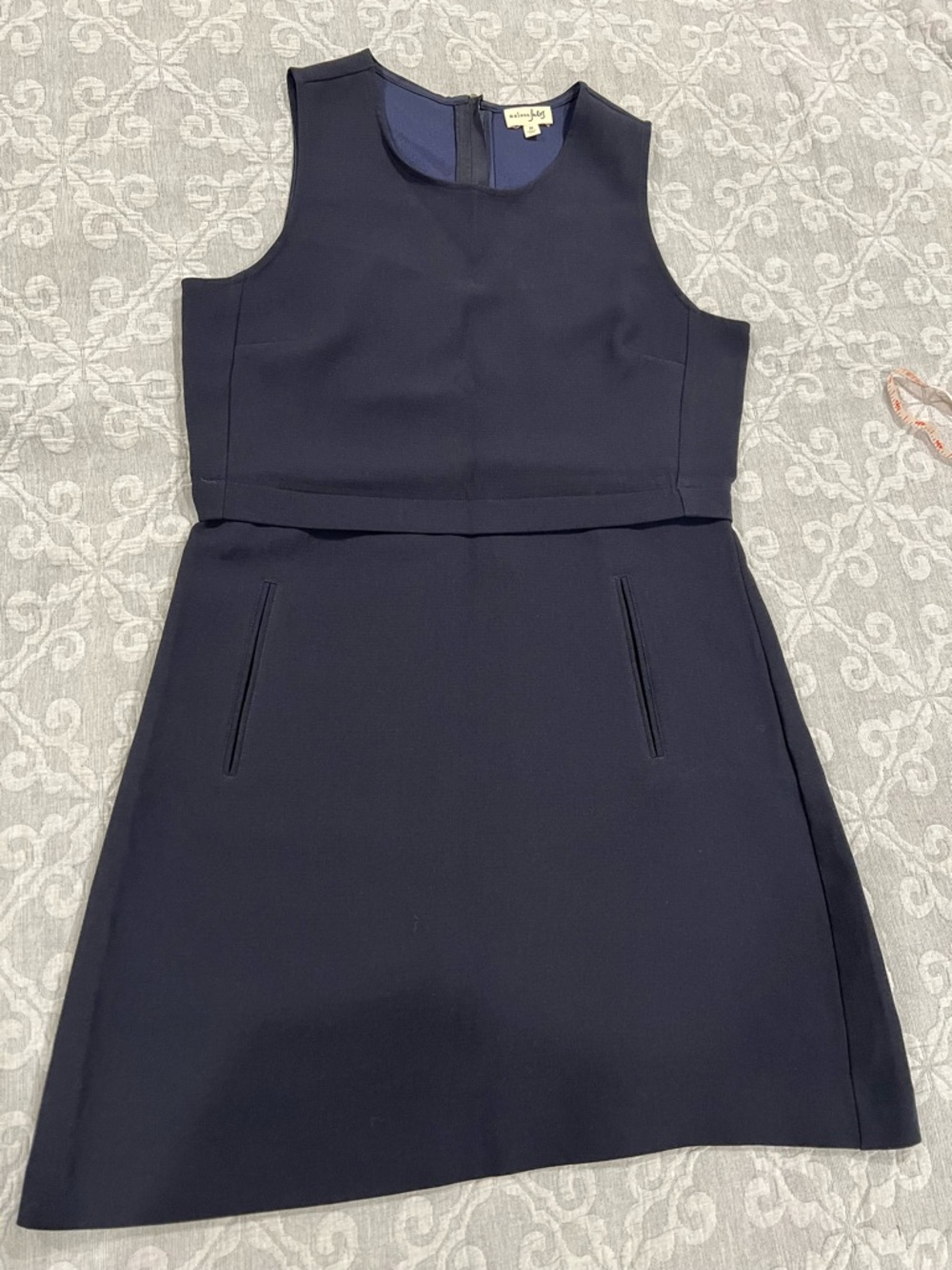 Maison Jules Navy Sleeveless Mini Dress